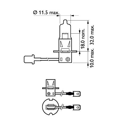 Picture of PHILIPS - 12336PRB1 - Bulb, spotlight (Lights)