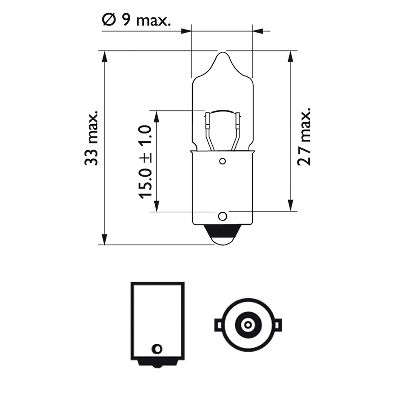 Picture of PHILIPS - 12024CP - Bulb, interior light (Lights)
