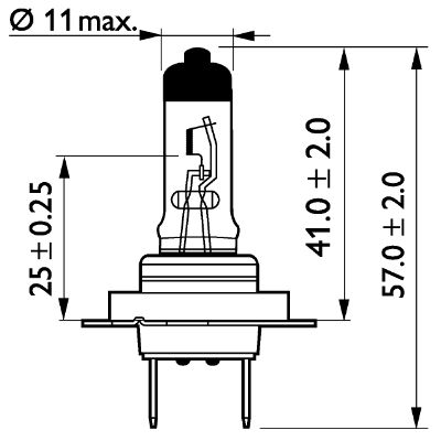 Picture of PHILIPS - 13972MDC1 - Bulb, headlight (Lighting System, universal)