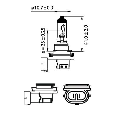 Picture of Philips H8 12V 35W Single Halogen