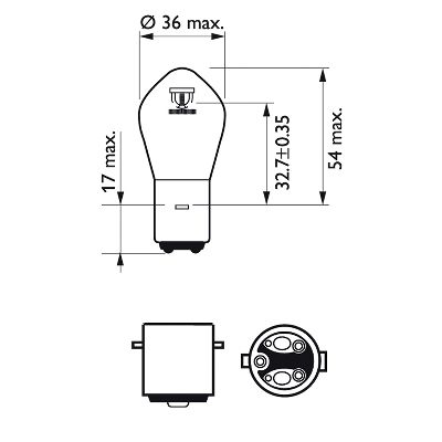 Picture of PHILIPS - 12728BW - Bulb