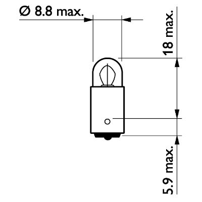 Picture of PHILIPS - 12910CP - Bulb, door light (Lights)
