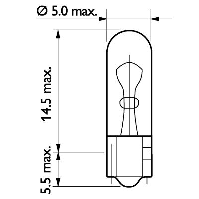 Picture of PHILIPS - 13516CP - Bulb, instrument lighting (Lights)