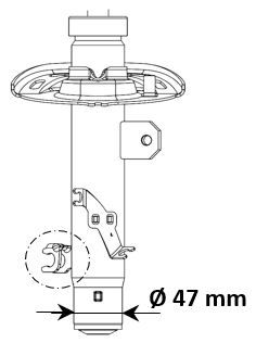Picture of KYB - 3338013 - Shock Absorber (Suspension/Damping)