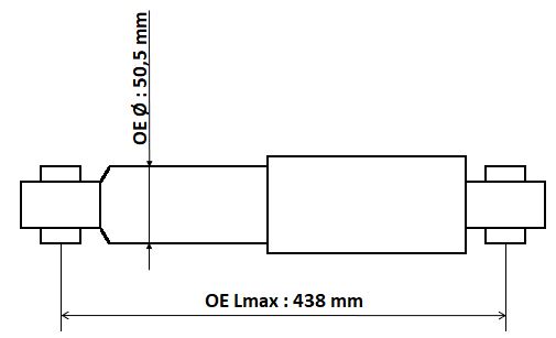 Picture of KYB - 345701 - Shock Absorber (Suspension/Damping)