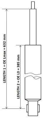 Picture of KYB - 343328 - Shock Absorber (Suspension/Damping)