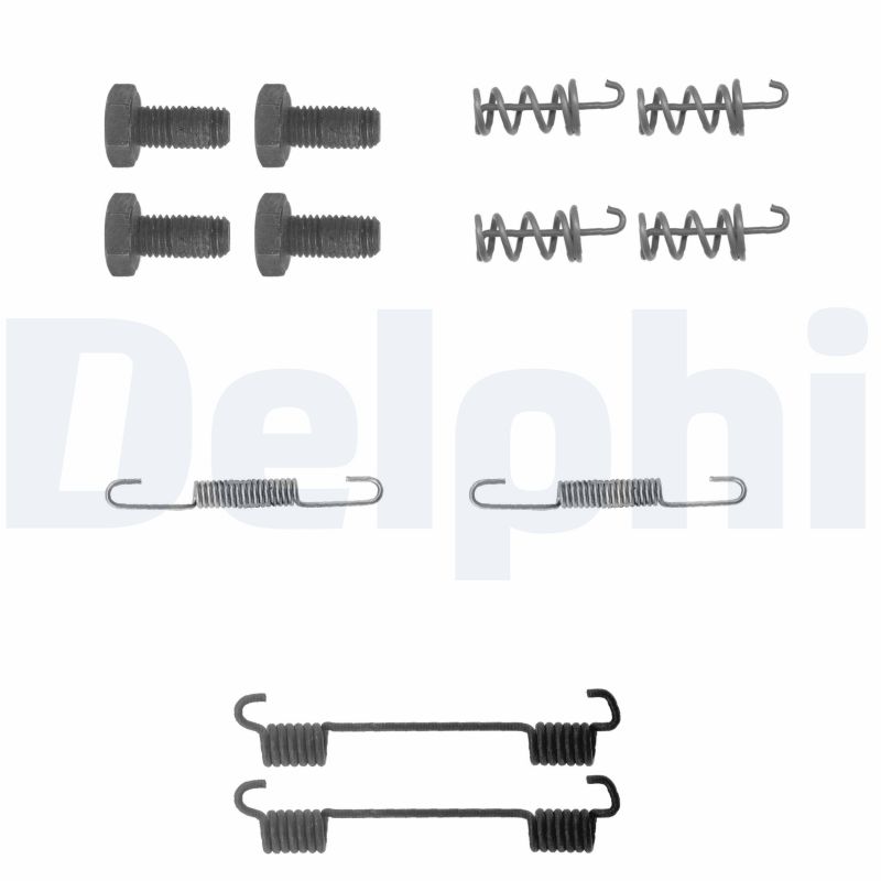 DELPHI - LY1104 - Komplet pribora, kočione papuče ručne kočnice (Kočioni uređaj)