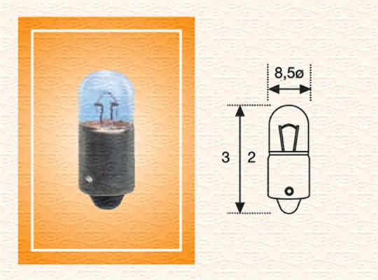 ŽARULJA 24V 3W BA9S 13910CP
