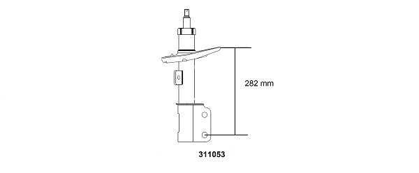 Picture of AL-KO - 311053 - Shock Absorber (Suspension/Damping)