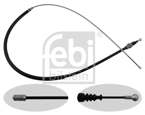 Picture of FEBI BILSTEIN - 24412 - Cable, parking brake (Brake System)