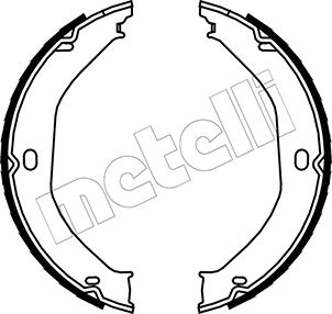 METELLI - 53-0360 - Komplet kočionih papuča, ručna kočnica (Kočioni uređaj)