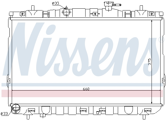 Picture of NISSENS - 67494 - Radiator, engine cooling (Cooling System)