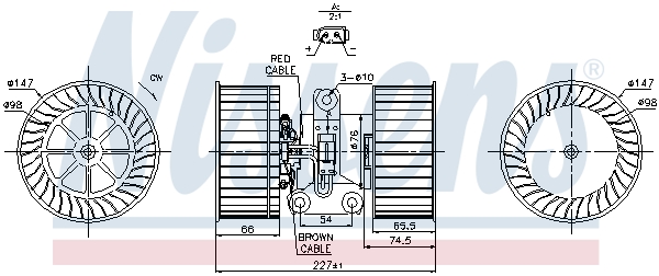 Picture of NISSENS - 87114 - Interior Blower (Heating/Ventilation)