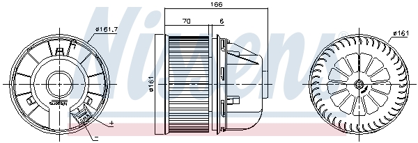 Picture of NISSENS - 87489 - Interior Blower (Heating/Ventilation)