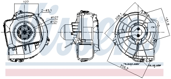 Picture of NISSENS - 87837 - Interior Blower (Heating/Ventilation)