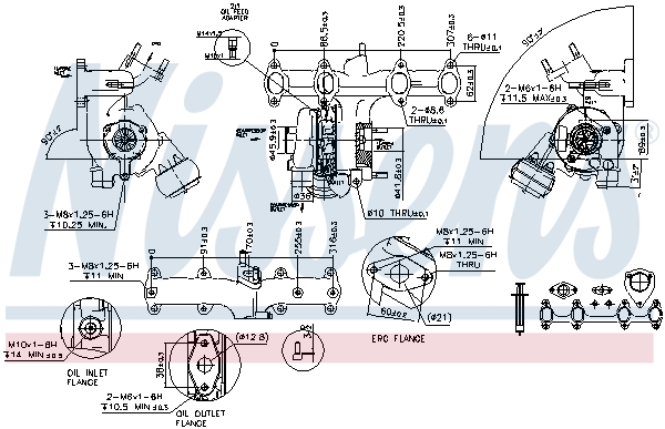 Picture of Turbochargers - NISSENS - 93090