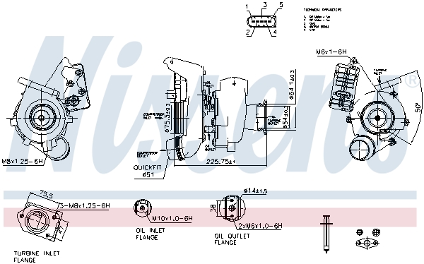 Picture of Turbochargers - NISSENS - 93328