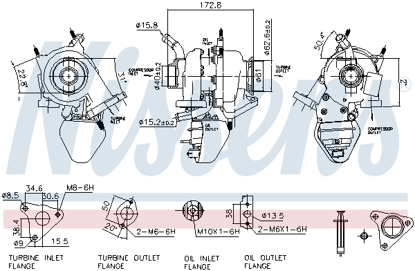 Picture of Turbochargers - NISSENS - 93342