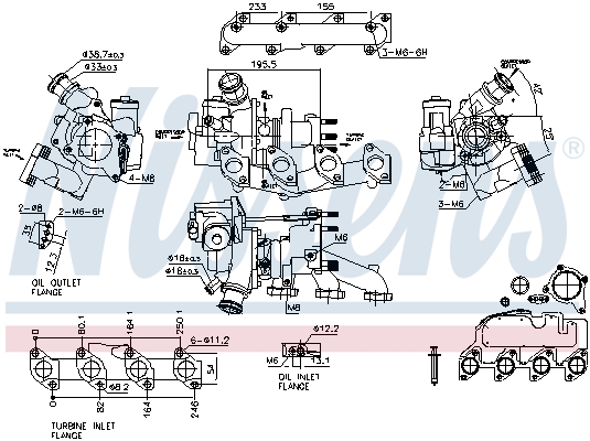 Picture of Turbochargers - NISSENS - 93500