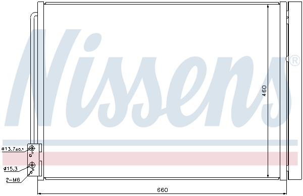 Picture of NISSENS - 940110 - Condenser, air conditioning (Air Conditioning)