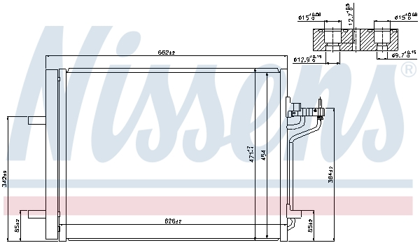 Picture of NISSENS - 940183 - Condenser, air conditioning (Air Conditioning)