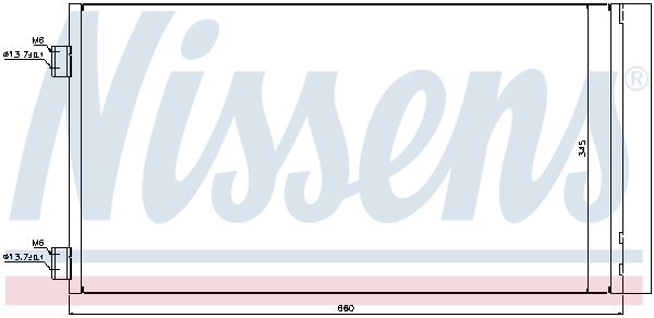 Picture of NISSENS - 940204 - Condenser, air conditioning (Air Conditioning)