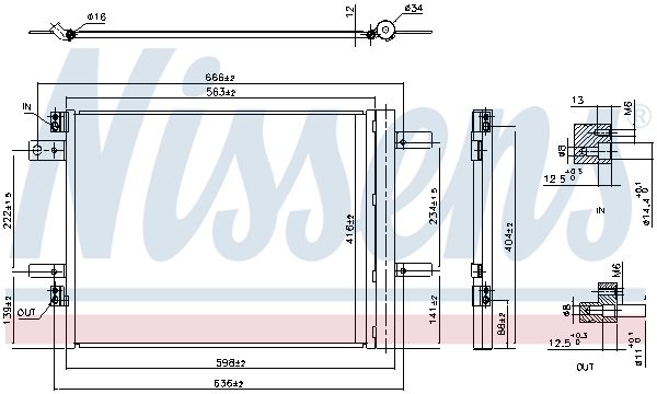 Picture of NISSENS - 941091 - Condenser, air conditioning (Air Conditioning)