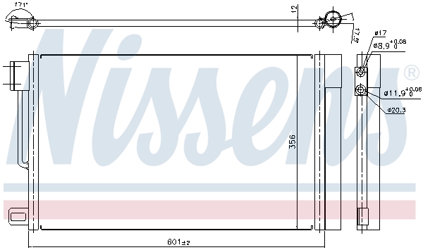 Picture of NISSENS - 94973 - Condenser, air conditioning (Air Conditioning)