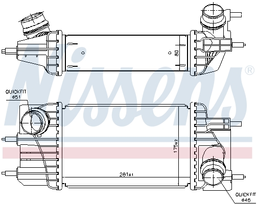 Picture of NISSENS - 961433 - Intercooler, charger (Air Supply)