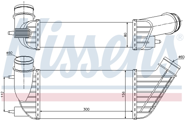 Picture of NISSENS - 96609 - Intercooler, charger (Air Supply)
