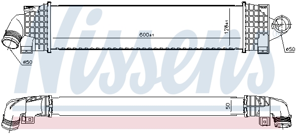 Picture of NISSENS - 96689 - Intercooler, charger (Air Supply)