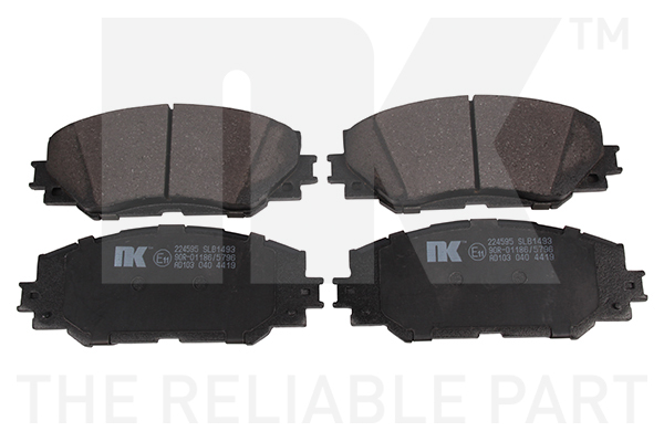 Picture of NK - 224595 - Brake Pad Set, disc brake (Braking System)