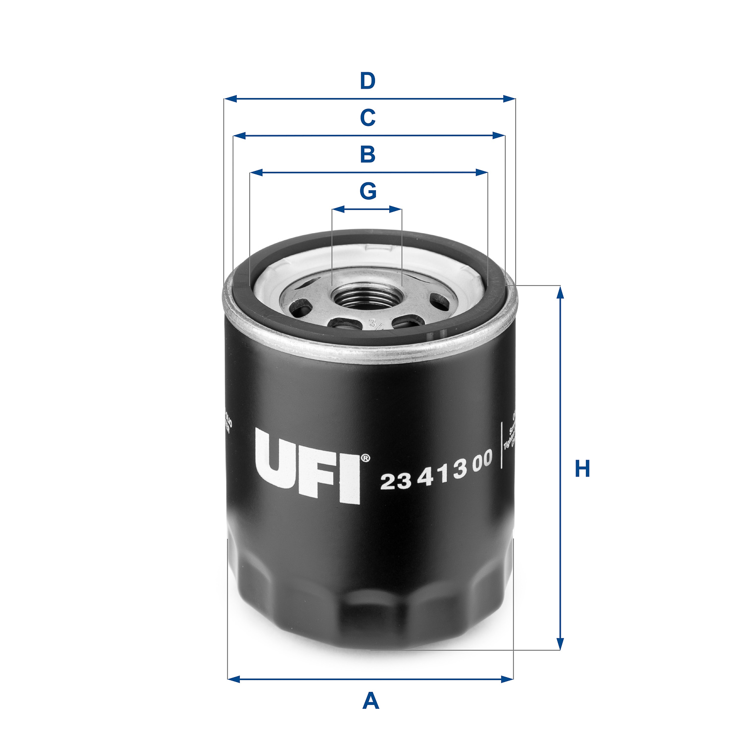 Picture of Oil Filter - UFI - 23.413.00