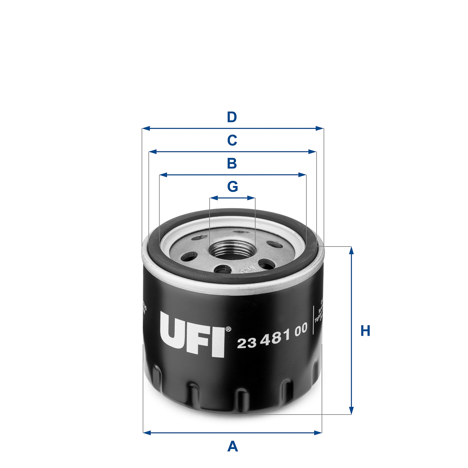 Picture of UFI - 23.481.00 - Oil Filter (Lubrication)