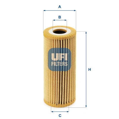 Slika UFI - 25.067.00 - Filter za ulje (Podmazivanje)