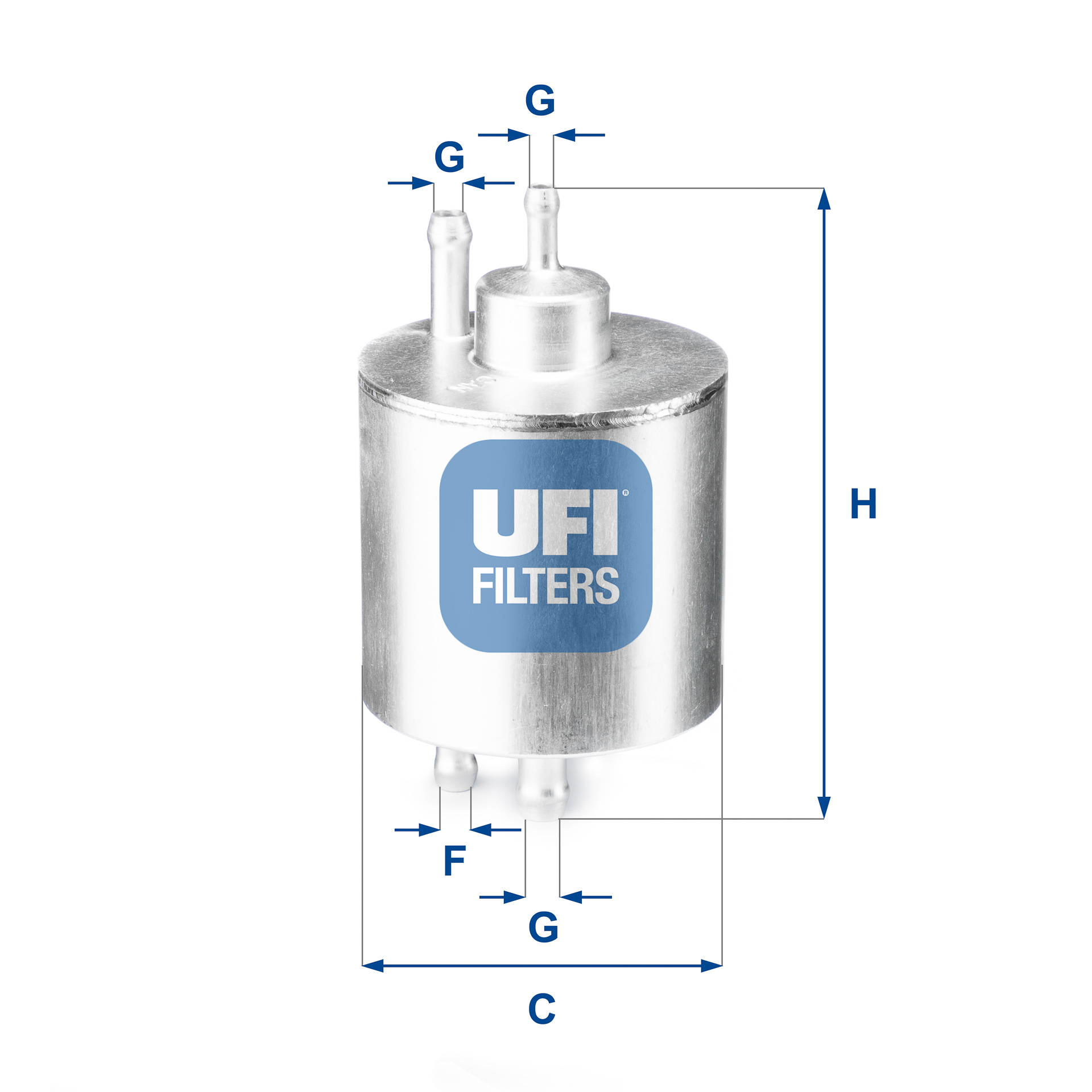 Slika UFI - 31.834.00 - Filter za gorivo (Sistem za dovod goriva)