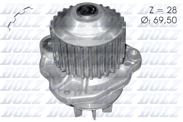 Picture of DOLZ - C135 - Water Pump (Cooling System)