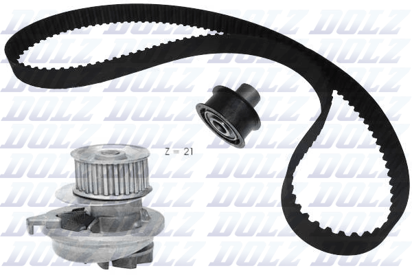 Picture of DOLZ - KD020 - Water Pump & Timing Belt Set (Cooling System)