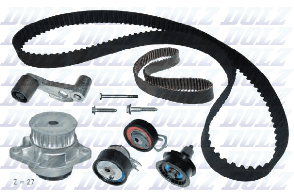 Picture of DOLZ - KD035 - Water Pump & Timing Belt Set (Cooling System)