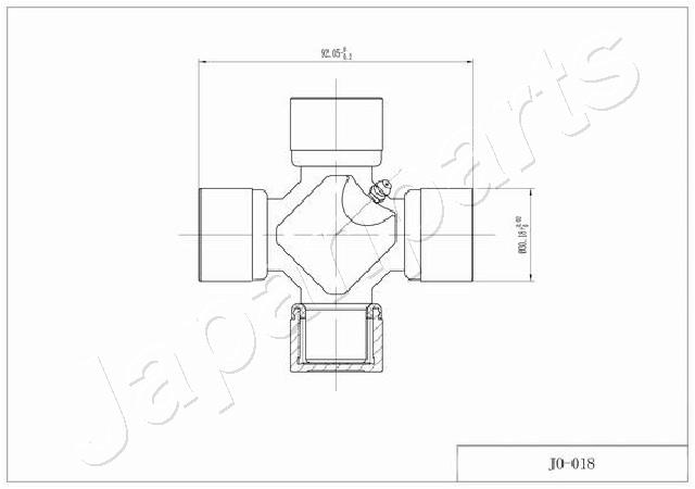 Image de Joint, arbre longitudinal - JAPANPARTS - JO-018