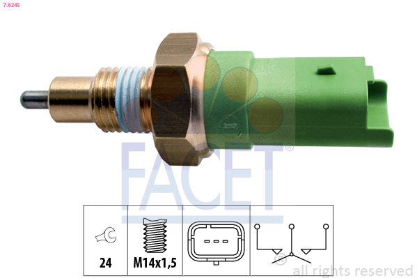 FACET - 7.6245 - Prekidač, rikverc svetlo (Osvetljenje)