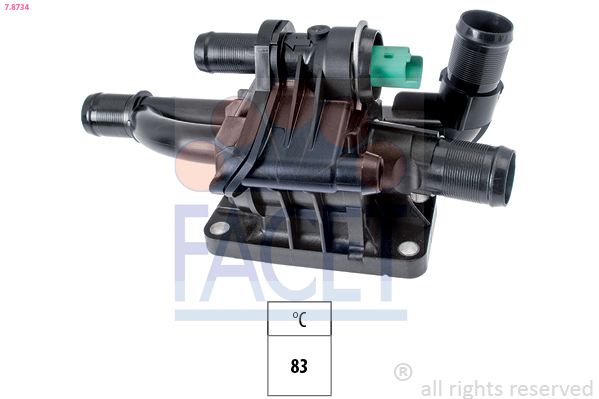 FACET Guarnizione Termostato 7.9636 Per Nissan Qashqai, Juke, X-Trail - Ricambio Compatibile