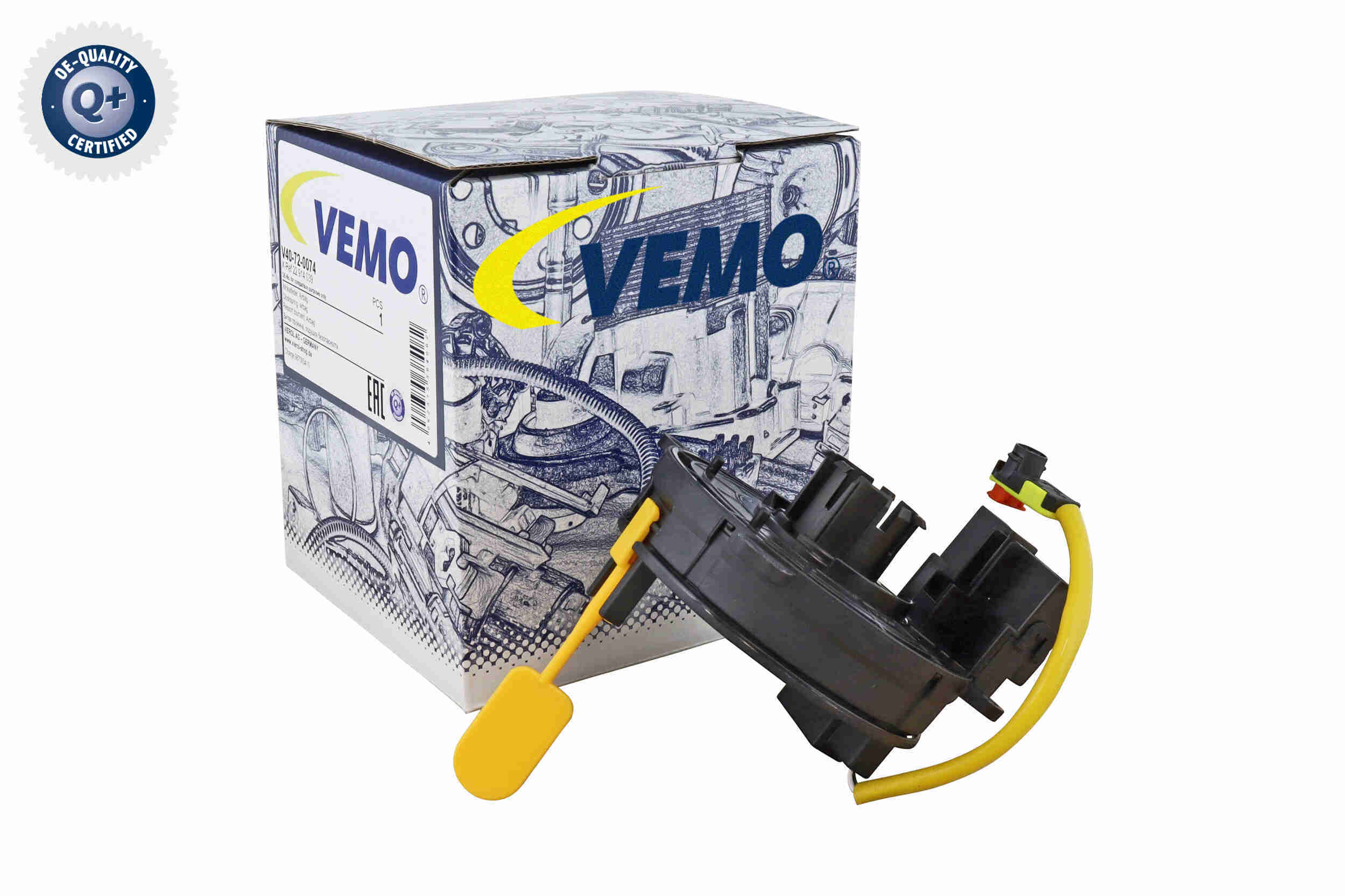 Picture of Airbag Clocksprings - VEMO - V40-72-0074