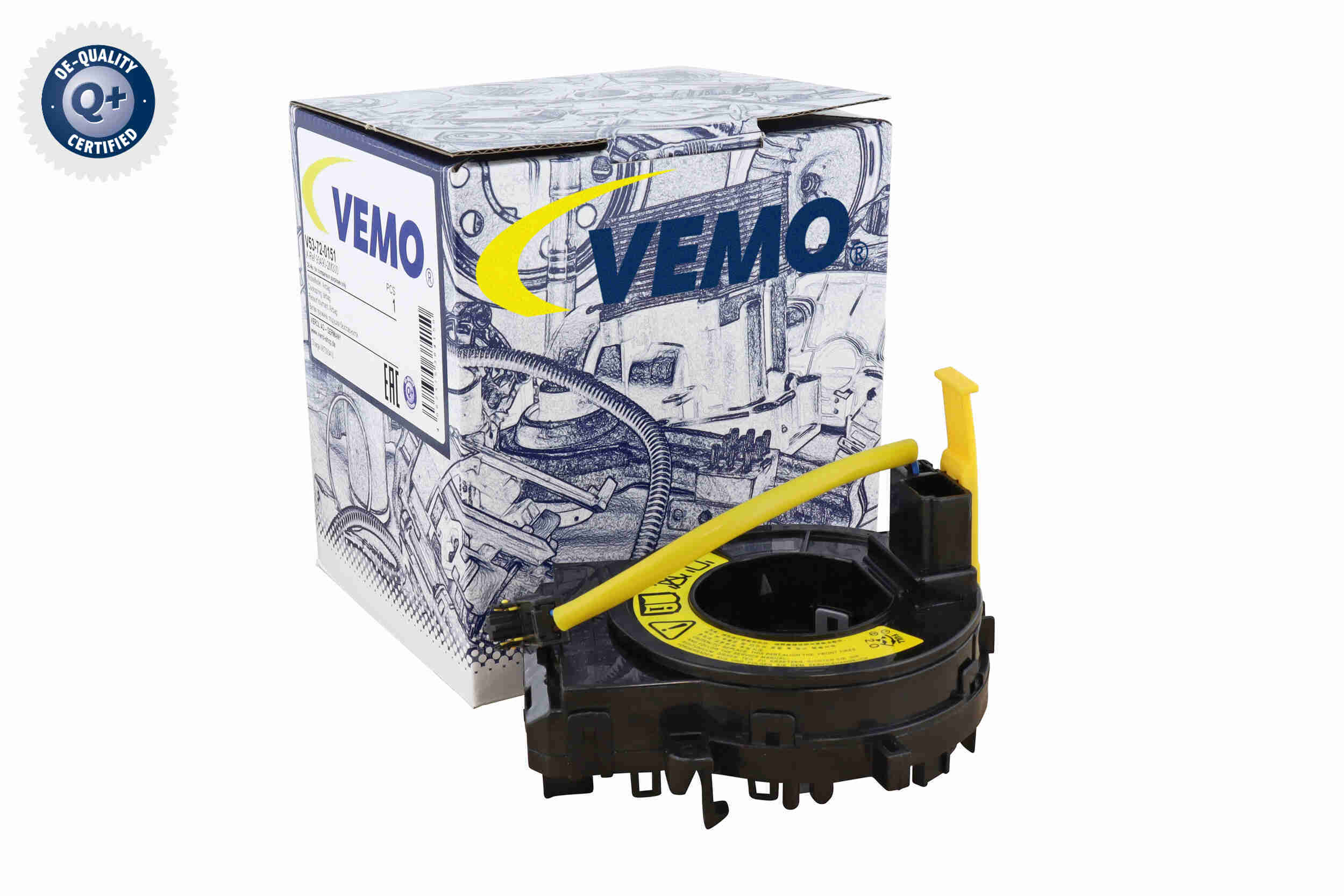 Picture of Airbag Clocksprings - VEMO - V53-72-0151