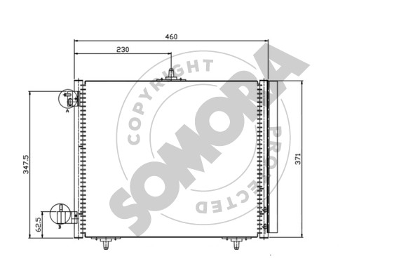 Picture of SOMORA - 050460 - Condenser, air conditioning (Air Conditioning)
