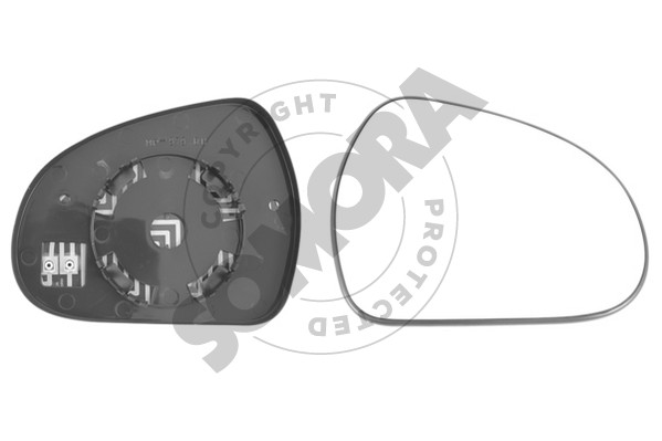 Picture of SOMORA - 220955G - Mirror Glass, outside mirror (Body)