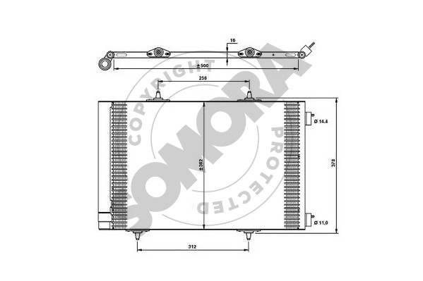 Picture of SOMORA - 050460A - Condenser, air conditioning (Air Conditioning)