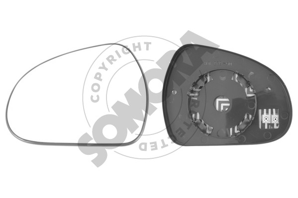 Picture of SOMORA - 220956G - Mirror Glass, outside mirror (Body)