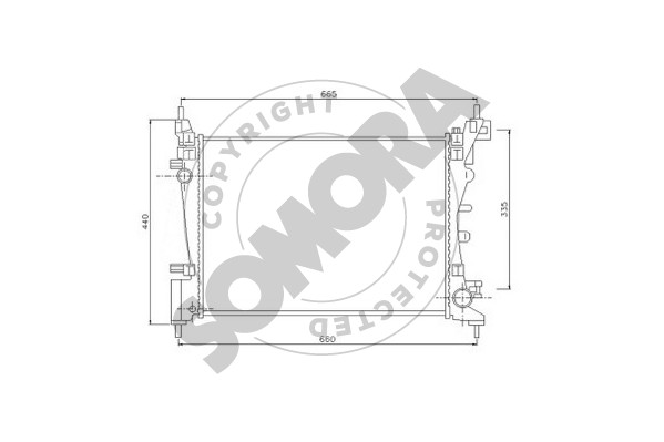 Picture of SOMORA - 081540 - Radiator, engine cooling (Cooling System)