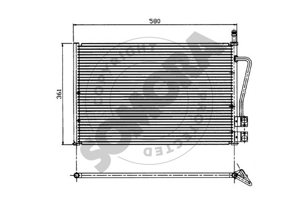 Picture of SOMORA - 092560 - Condenser, air conditioning (Air Conditioning)